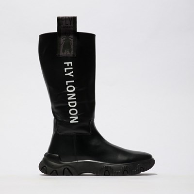 Bottes Hautes Fly London Febe886fly Femme Noir | 36540TDRQ