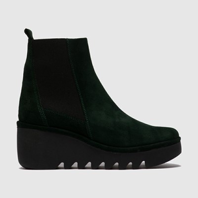 Bottines Fly London Bagu233fly Femme Vert | 20497KHUI