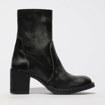 Bottines Fly London Becy097fly Femme Grise Foncé | 09743ZVND