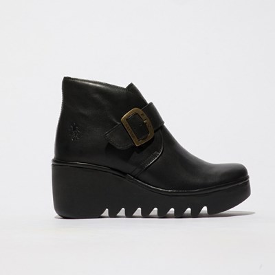 Bottines Fly London Birt397fly Femme Noir | 06817PAWX