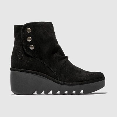 Bottines Fly London Brom344fly Femme Noir | 57830GNFO