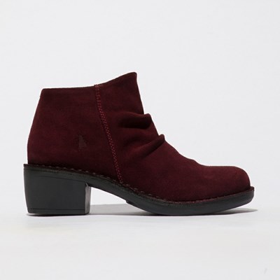 Bottines Fly London Merk093fly Femme Bordeaux | 82096RDPL