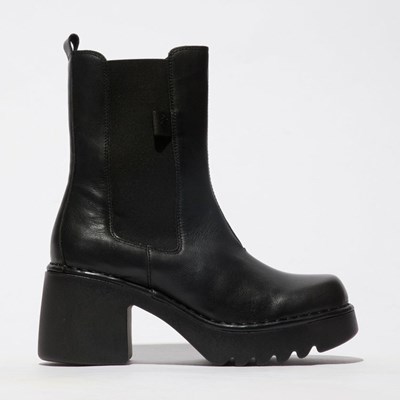 Bottines Fly London Moya25fly Femme Noir | 05367LAPE