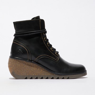 Bottines Fly London Nero257fly Femme Noir | 18547GCJR