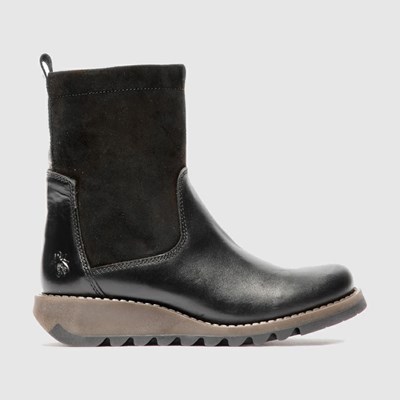Bottines Fly London Sauk794fly Femme Noir | 39180JIKE