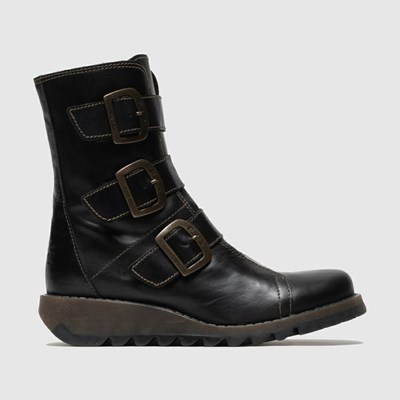 Bottines Fly London Scop110fly Femme Noir | 26037ZDGM