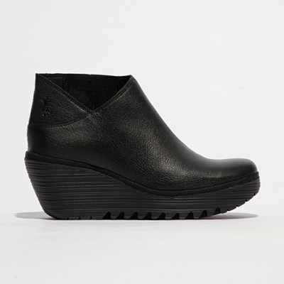 Bottines Fly London Yego400 Femme Noir | 43178GTDW