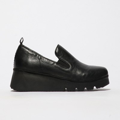 Compensées Fly London Pece406fly Femme Noir | 70123OZPH