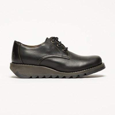 Compensées Fly London Simb389fly Femme Noir | 54387BXAI