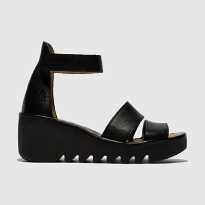 Sandales Fly London Bono290Fly Femme Noir | 71340GCSP